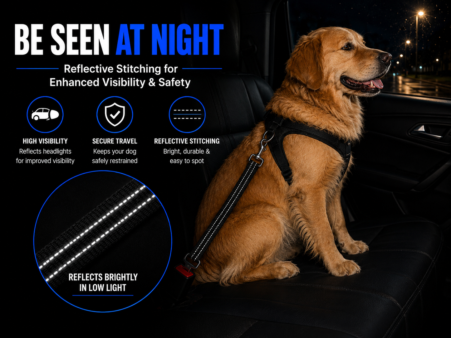 Dog Car Seat Belt – Safe & Secure Travel