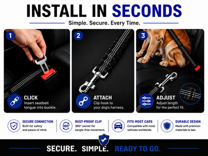 Dog Car Seat Belt – Safe & Secure Travel